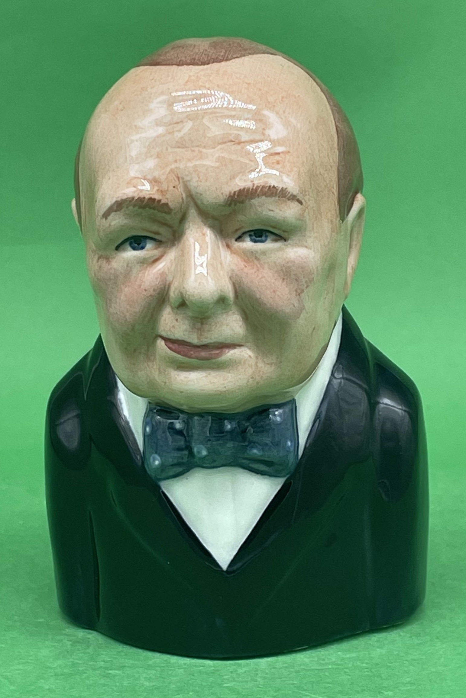 Winston Churchill MKII character jug Bairstow Manor Pottery circa 2020
